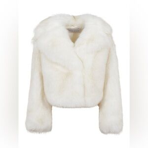 Stand studio Samara Faux Fur coat ivory